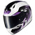 Exo R320 Full Face Helmet Alchemy White/Purple 2x
