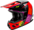 Kinetic Rally Helmet Red/Black/White Sm