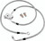 Twin Power L87-99 FXST Models Stainless Steel Dot Brake Line Kit Rear Stock Length