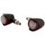 Akron X Led Turn Signal Pair Smoked Lens Black/Red