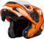 Md 04s Sector Snow Helmet Orange/Black Md