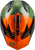 Gm 11s Ronin Snow Helmet W/ Elec Shld Orange/Green/Black L