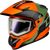 Gm 11s Ronin Snow Helmet W/ Elec Shld Orange/Grey/Black 3x
