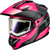 Gm 11s Ronin Snow Helmet W/ Elec Shield Black/Grey/Pink Lg