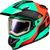 Gm 11s Ronin Snow Helmet W/ Elec Shld Black/Aqua/Coral Xs