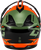 Gm 11s Ronin Snow Helmet Orange/Green/Black Sm