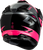 Gm 11s Ronin Snow Helmet Black/Grey/Pink Xl