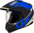 Gm 11 Decima Helmet Matte Black/Blue Lg