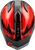Gm 11 Decima Helmet Black/Red/Grey Lg