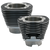 S&S Cycle 99-06 BT 4-1/8in Bore Cylinder Set - Wrinkle Black