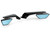 Aileron Rearview Mirror W/Turn Signal Black Kaw Pr