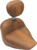 Mustang 15-21 Indian Scout Standard Touring Solo Seat w/Driver Backrest w/Studs - Brown