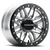 Raceline A91MA Ryno 15x10in/4x137 BP/0mm Offset/110.18mm Bore - Machined & Black Ring Beadlock Wheel