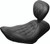 Mustang 04-21 Harley Sportster Wide Tripper Solo Seat w/Driver Backrest Diamond Stitch - Black