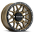 Raceline A94BZ Krank 14x7in / 4x156 BP / 38mm Offset / 132.5mm Bore - Bronze & Black Lip Wheel