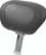 Mustang 10-17 Victory Cross Roads, Cross Country, Hard-Ball, Magnum Passenger Backrest - Black