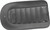 Mustang 05-17 Harley Deluxe (With Standard Rack) Wide Touring Passenger Seat - Black