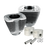 S&S Cycle 84-99 BT w/ Stock Heads 3-1/2in Bore Cylinder & Piston Kit - Natural