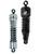 Progressive Cruiser 412 Series Shocks 14.25in - Chrome