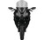 National Cycle 18-22 Kawasaki H2SX V Stream/ Wave Mid/Std. Windshield - Tinted