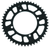 BikeMaster Kawasaki Rear Steel Sprocket 420 49T - Black