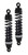 Progressive Harley 412 Series Shocks 12.5in - Black 412CRZ-4064B