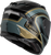 Ff 98 Aftershock Helmet Grey/Gold Metallic Lg