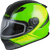 Ff 49s Full Face Hail Snow Helmet Neon Grn/Hi Vis/Blk Sm