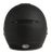 Of 2 Open Face Helmet Matte Black Lg