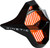 Kinetic Sharp Helmet Mouthpiece Orange/Black