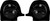 Lower Fairing Speaker Pods Flh/Flt 94 13 Black 6.5 In.