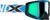 Outrigger Goggle Liquid Cyan/Black/White W/Blue Mirror