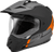 Gm 11 Dual Sport Scud Helmet Matte Black/Orange/Grey Md