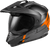 Gm 11 Dual Sport Scud Helmet Matte Black/Orange/Grey Md