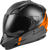 Gm 11 Dual Sport Scud Helmet Matte Black/Orange/Grey Lg