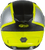 Ff 49s Full Face Hail Snow Helmet Matte Hi Vis/Blk/Gry Md