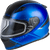 Ff 49s Full Face Hail Snow Helmet Blue/Black Sm