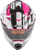 At 21s Epic Snow Helmet W/Elec Shield Pink/White/Black Sm