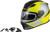 Ff 49s Hail Snow Helmet W/Elec Shield Matte Hi Vis/Blk/Gry Sm