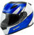 Ff 49 Full Face Deflect Helmet White/Blue 2x