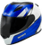 Ff 49 Full Face Deflect Helmet White/Blue Xl