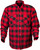Covert Moto Flannel Red/Black Lg