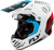 Youth Formula Cp Slice Helmet White/Red/Cyan Yl