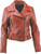 Kuryakyn Leather By River Road Arabian Spice Leather Jacket Red Womens - 2XL