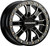 Mamba Bdlk Wheel 14x6 4/137 5+1 (+40mm) Blk/Machined