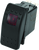 DragonFire Racing Lighted Switch On/Off Rocker Switch Red Lite