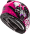 Youth Gm 49y Beasts Full Face Helmet Pink/Purple/Grey Ym