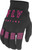 Youth F 16 Gloves Black/Pink Sz 02