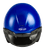 Of 2 Open Face Helmet Blue Xs