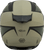 Ff 49 Full Face Deflect Helmet Smk Shield Matte Tan/Khaki Md